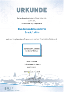 Urkunde gemeinsam sicher